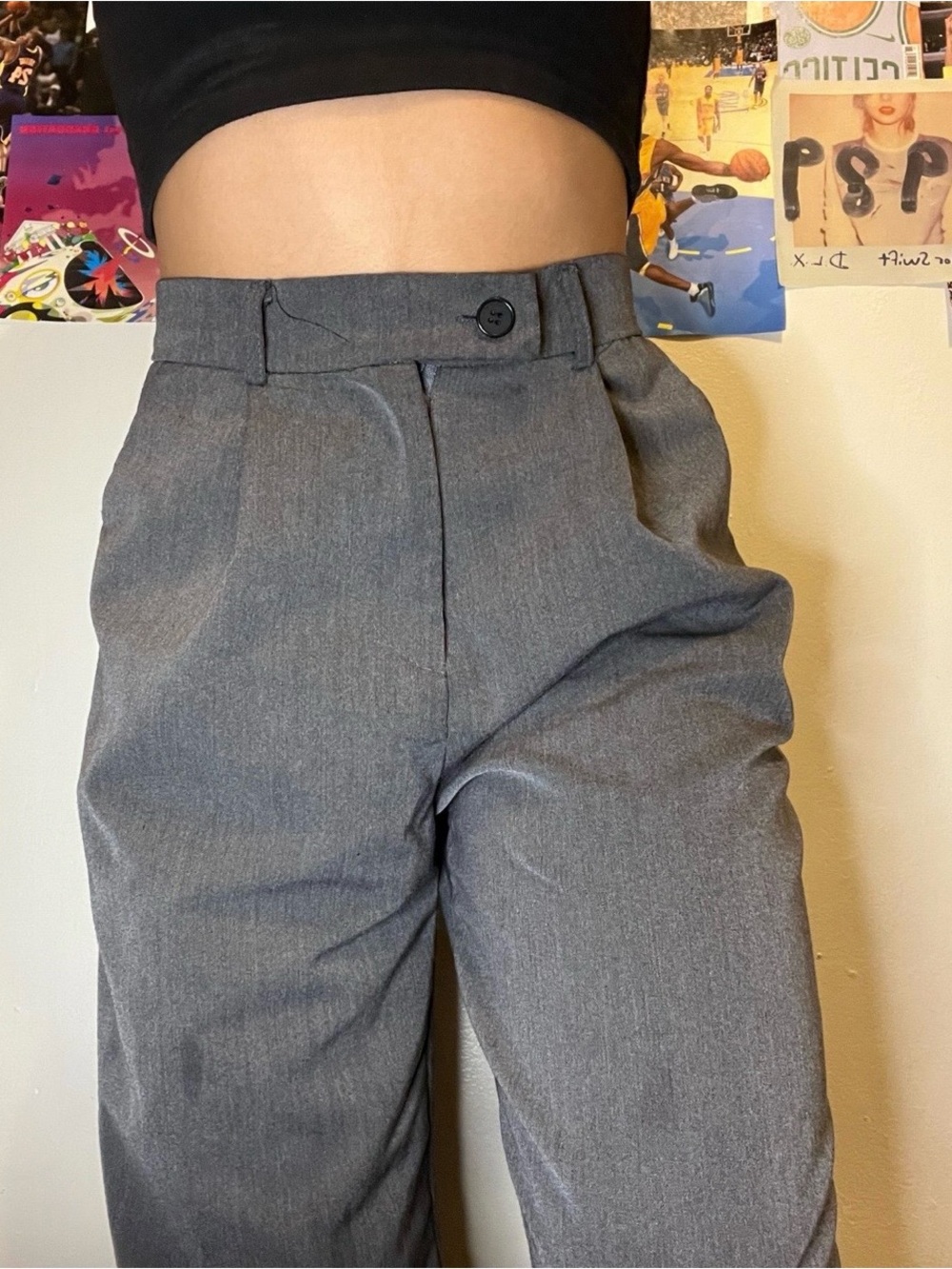 Vogue Black Tailored Pants